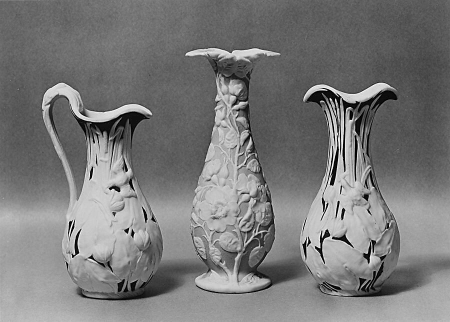 Vase, Parian porcelain, American