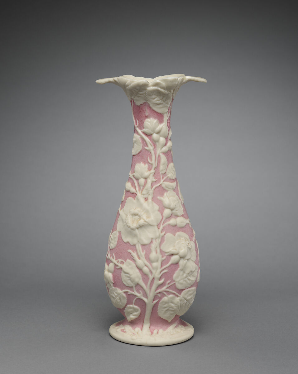 Vase, Parian porcelain, American