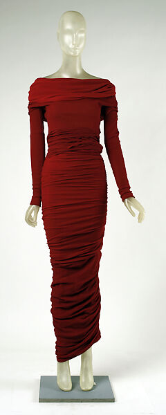 Dress, Giorgio di Sant&#39;Angelo (American, born Italy, 1933–1989), synthetic fiber, American 