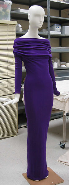 Dress, Giorgio di Sant&#39;Angelo (American, born Italy, 1933–1989), synthetic fiber, American 