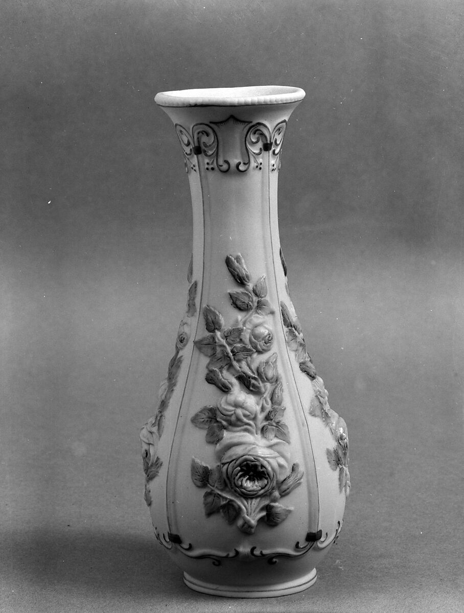 Vase, Parian porcelain, American