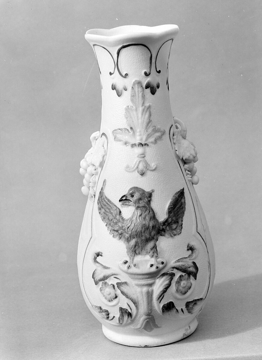 Vase, Parian porcelain, American