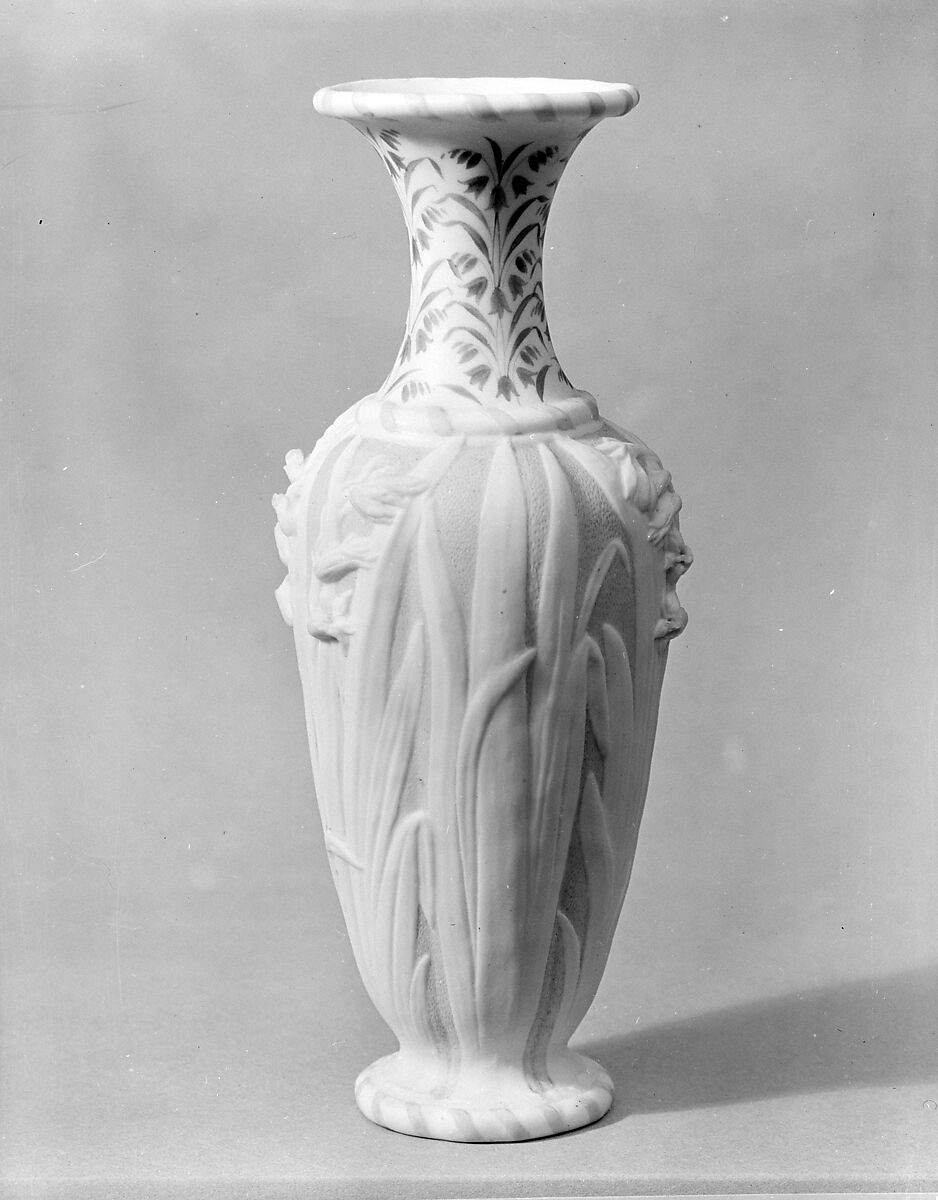 Vase, Parian porcelain, American