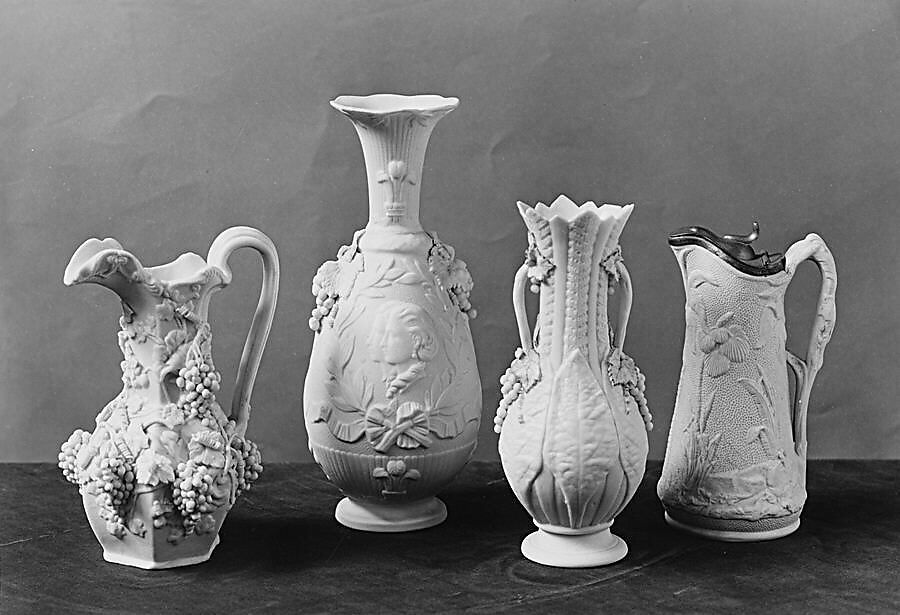 Vase, Parian porcelain, American