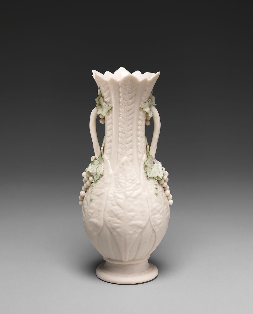 Vase, Parian porcelain, American 