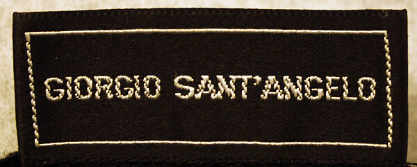 Ensemble, Giorgio di Sant'Angelo (American, born Italy, 1933–1989), wool, synthetic fiber, American
