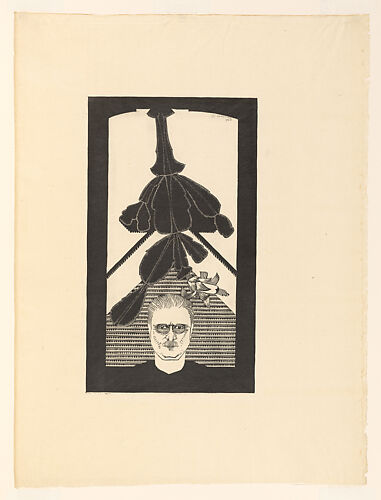Cactus with Self-Portrait