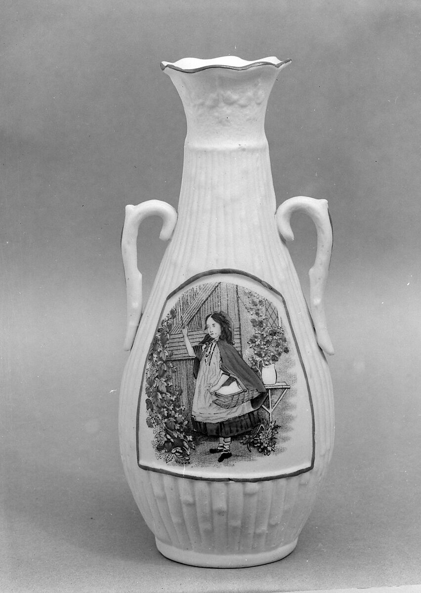 Vase, Parian porcelain, American