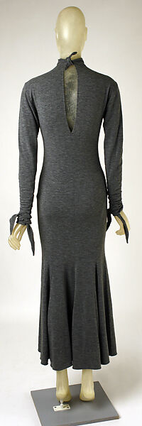 Dress, Giorgio di Sant'Angelo (American, born Italy, 1933–1989), wool, synthetic fiber, American