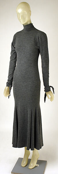 Dress, Giorgio di Sant&#39;Angelo (American, born Italy, 1933–1989), wool, synthetic fiber, American 