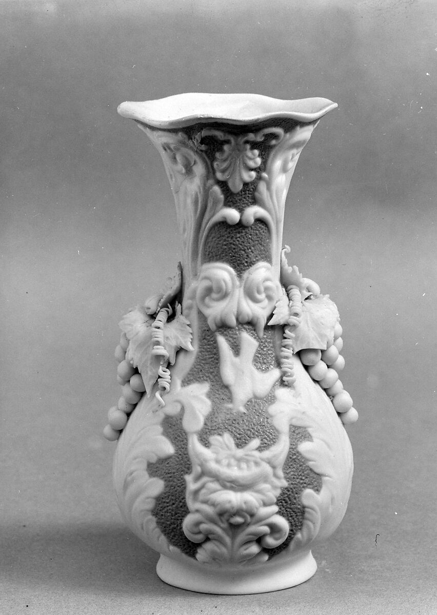 Vase, Parian porcelain, American