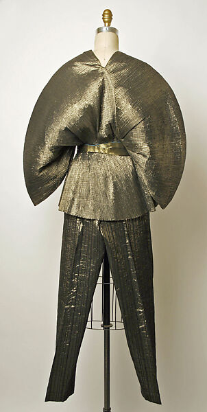 Ensemble, Giorgio di Sant'Angelo (American, born Italy, 1933–1989), synthetic lamé, silk, American