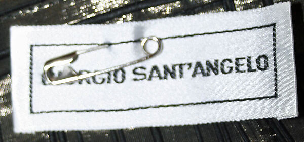 Ensemble, Giorgio di Sant'Angelo (American, born Italy, 1933–1989), synthetic lamé, silk, American