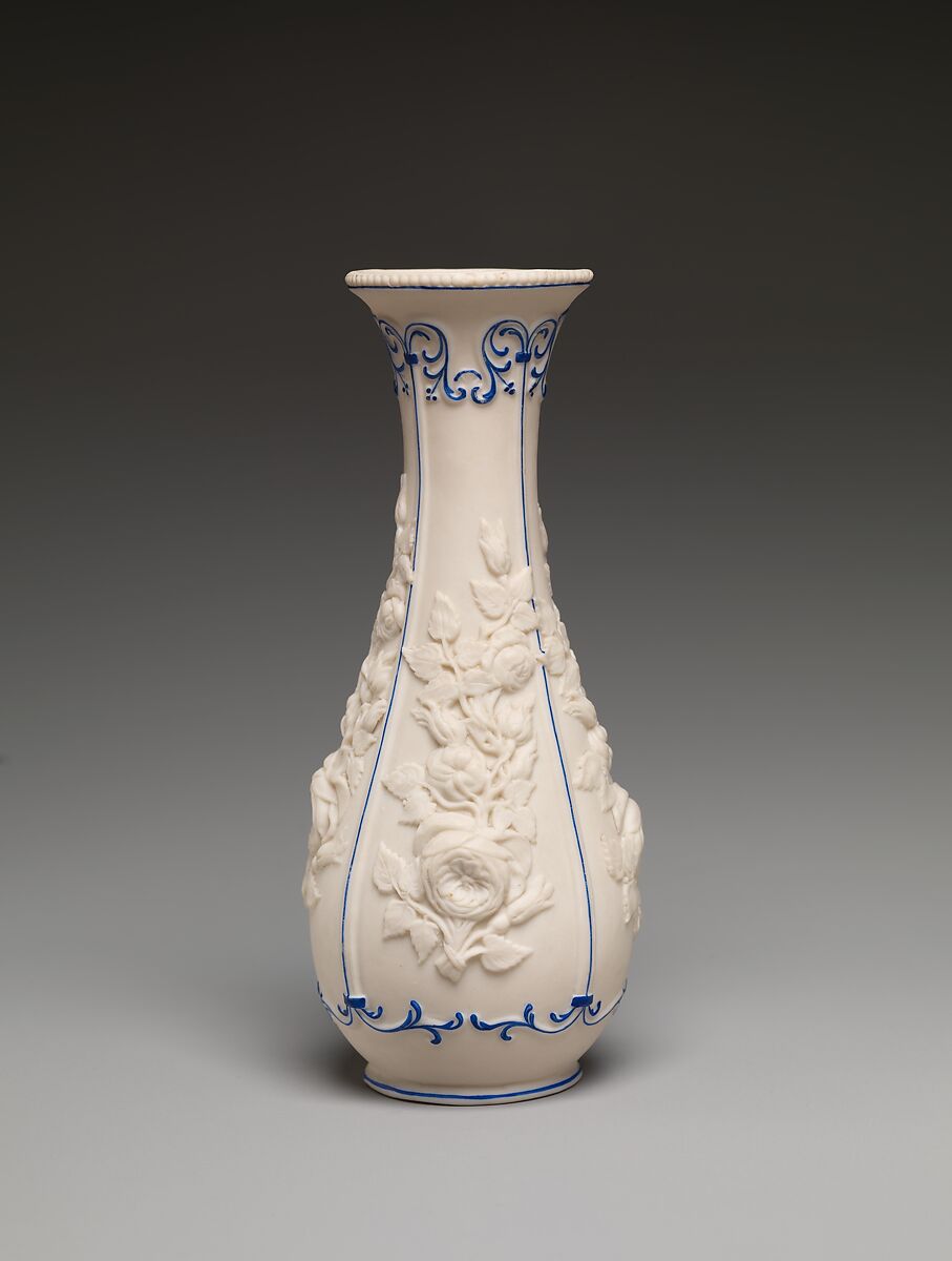 Vase, Parian porcelain, American 