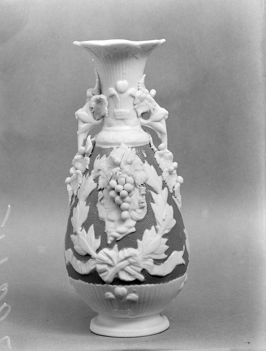 Vase, Parian porcelain, American