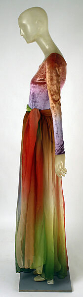 Ensemble, Giorgio di Sant'Angelo (American, born Italy, 1933–1989), (a) synthetic fiber; (b) silk, American