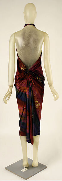 Dress, Giorgio di Sant'Angelo (American, born Italy, 1933–1989), synthetic fiber, silk, American