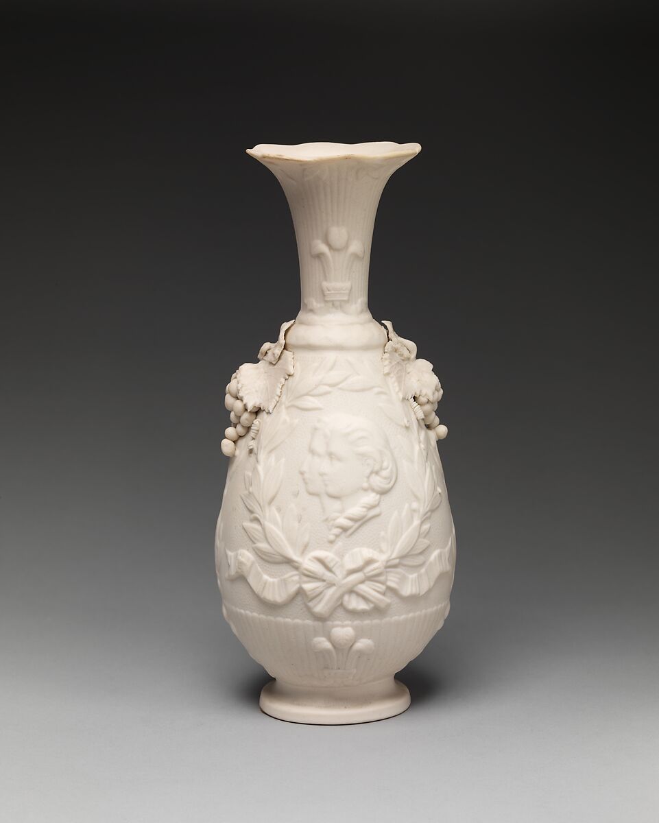 Vase, Parian porcelain, American 