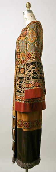 Ensemble, Giorgio di Sant'Angelo (American, born Italy, 1933–1989), (a) wool, cotton; (b,c) cotton; (d) cotton, wood, glass, American