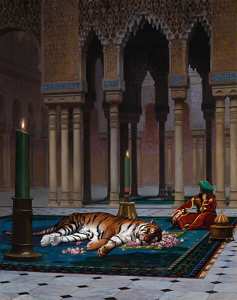 The Grief of the Pasha, Jean-Léon Gérôme  French, Oil on canvas