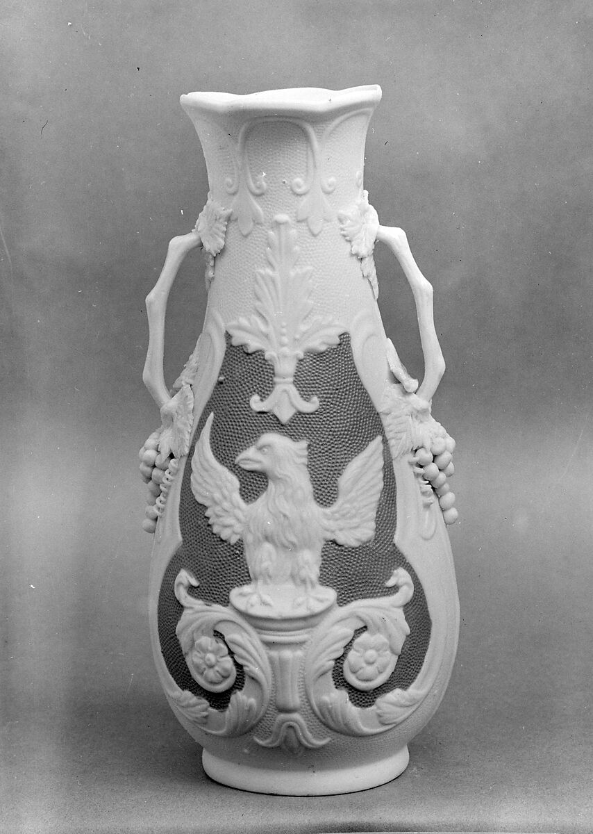 Vase, Parian porcelain, American 