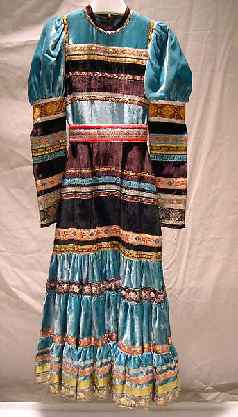 Dress, Giorgio di Sant&#39;Angelo (American, born Italy, 1933–1989), synthetic fiber, acrylic, cotton, American 