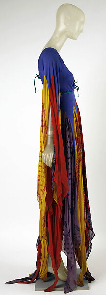 Dress, Giorgio di Sant'Angelo (American, born Italy, 1933–1989), polyester, cotton, American