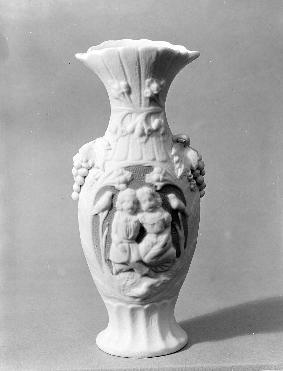 Vase, Parian porcelain, American 