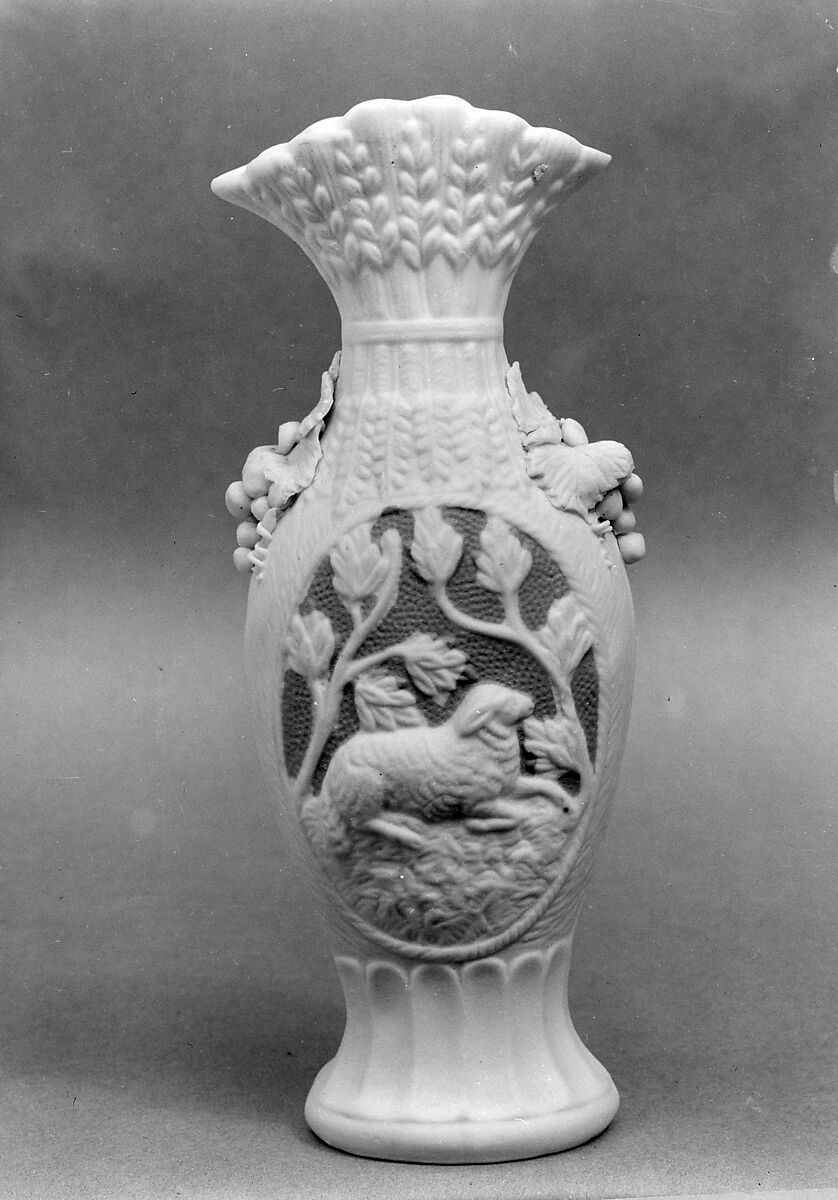 Vase, Parian porcelain, American 