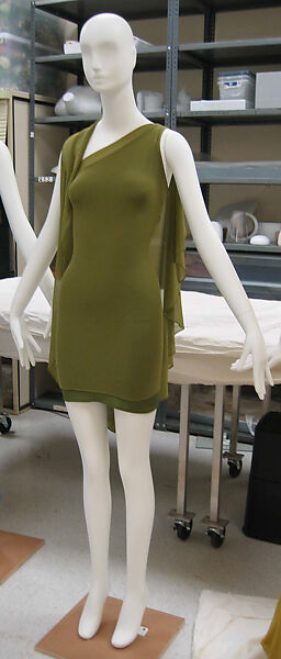 Dress, Giorgio di Sant&#39;Angelo (American, born Italy, 1933–1989), synthetic fiber, Lycra, American 