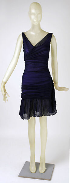 Dress, Giorgio di Sant&#39;Angelo (American, born Italy, 1933–1989), synthetic fiber, Lycra, American 