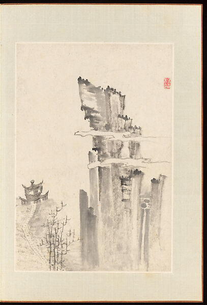 Landscapes, Yang Bu (Chinese, 1598–1657), Album of twenty leaves; ink on paper, China