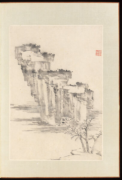 Landscapes, Yang Bu (Chinese, 1598–1657), Album of twenty leaves; ink on paper, China