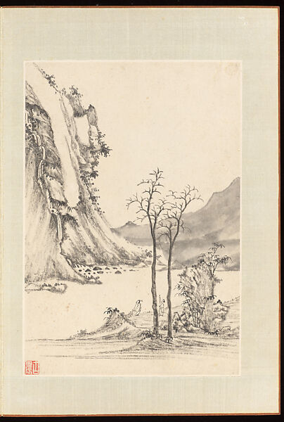 Landscapes, Yang Bu (Chinese, 1598–1657), Album of twenty leaves; ink on paper, China