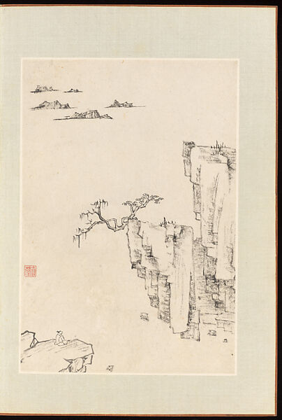 Landscapes, Yang Bu (Chinese, 1598–1657), Album of twenty leaves; ink on paper, China