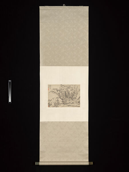 Landscape after Tang Di, Sheng Dan (Chinese, active 17th century), Hanging scroll; ink on paper, China