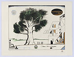 The Tree, Saul Steinberg  American, born Romania, Lithograph; artist's proof