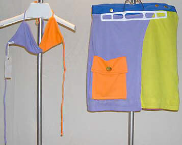 Ensemble, Giorgio di Sant'Angelo (American, born Italy, 1933–1989), wool, polyester, American