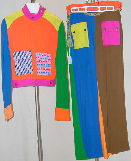 Ensemble, Giorgio di Sant'Angelo (American, born Italy, 1933–1989), (a, b) wool; (c) synthetic fiber, American