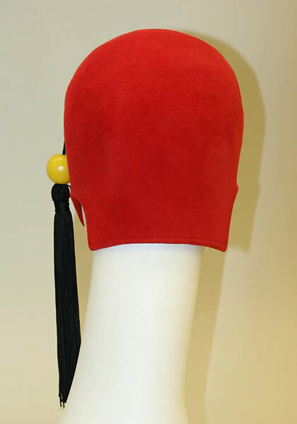 Ensemble, Giorgio di Sant'Angelo (American, born Italy, 1933–1989), (a, b) polyester, linen, cotton, plastic; (c) wool, synthetic fiber, wood, American