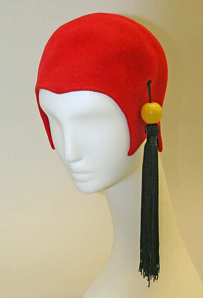 Ensemble, Giorgio di Sant'Angelo (American, born Italy, 1933–1989), (a, b) polyester, linen, cotton, plastic; (c) wool, synthetic fiber, wood, American