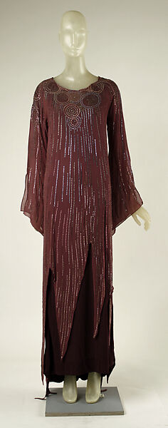 Ensemble, Giorgio di Sant'Angelo (American, born Italy, 1933–1989), (a) synthetic fiber; (b) rayon, rhinestone; (c) polyester, American