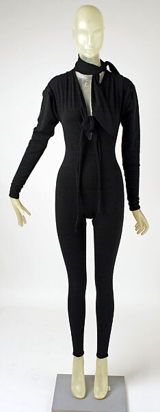 Jumpsuit, Giorgio di Sant&#39;Angelo (American, born Italy, 1933–1989), wool, synthetic fiber, American 