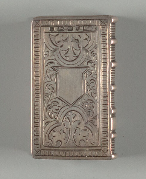 Match box and striker, Silver