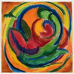 Spiritual Flower, János Mattis-Teutsch  Hungarian, Pastel on paper