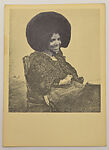 (Rembrandt’s Mother), Ted Joans  American, Cut and pasted printed papers on postcard