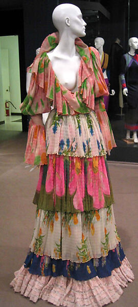 Ensemble, Giorgio di Sant'Angelo (American, born Italy, 1933–1989), (a, b) synthetic, fiber; (c) silk, American