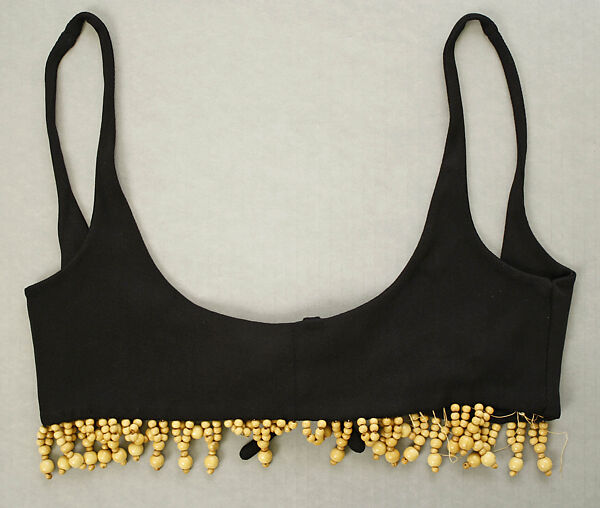 Ensemble, Giorgio di Sant'Angelo (American, born Italy, 1933–1989), (a) cotton/linen, wood; (b) nylon, wood; (c–f) cotton/metallic thread, American