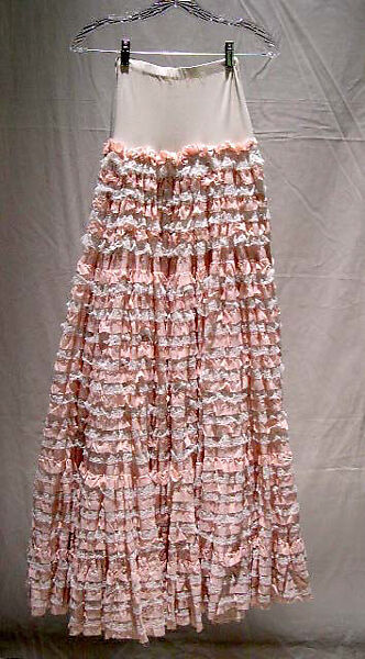 Skirt, Giorgio di Sant&#39;Angelo (American, born Italy, 1933–1989), nylon, acrylic, polyester, American 