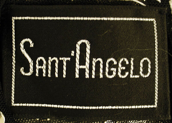 Ensemble, Giorgio di Sant'Angelo (American, born Italy, 1933–1989), (a,b) synthetic fiber, metal; (c) silk, American